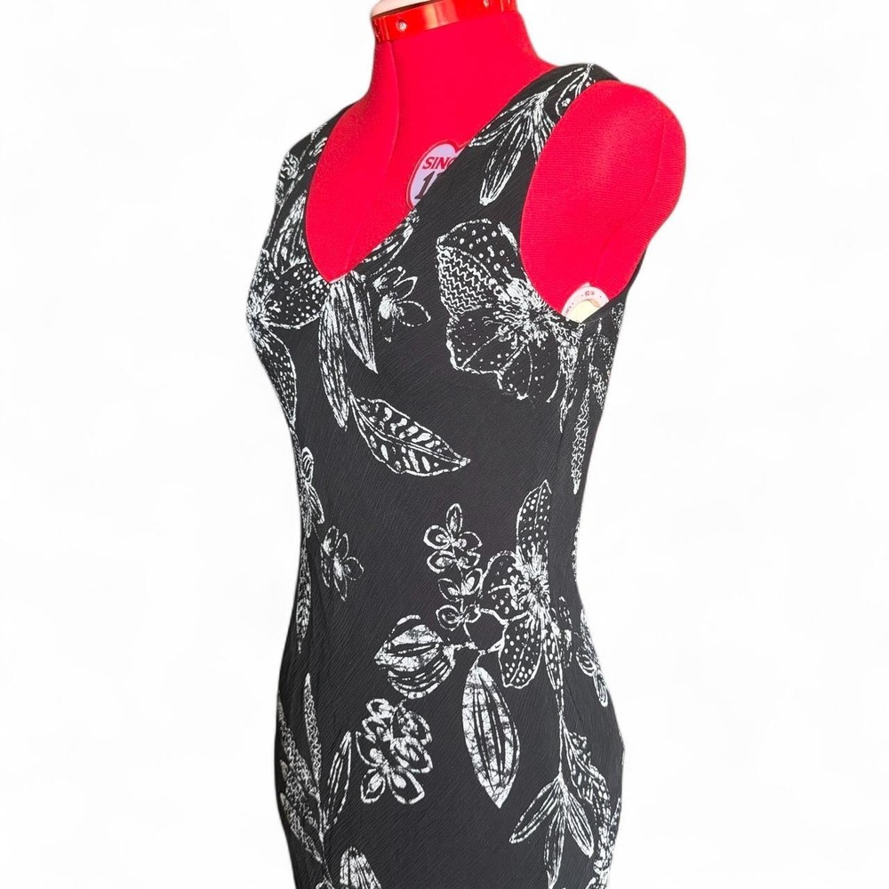 Chico's Silk Floral Tiered Sleeveless Maxi Dress Chico's Size 0 (small/size 2/4) - Picture 6 of 7
